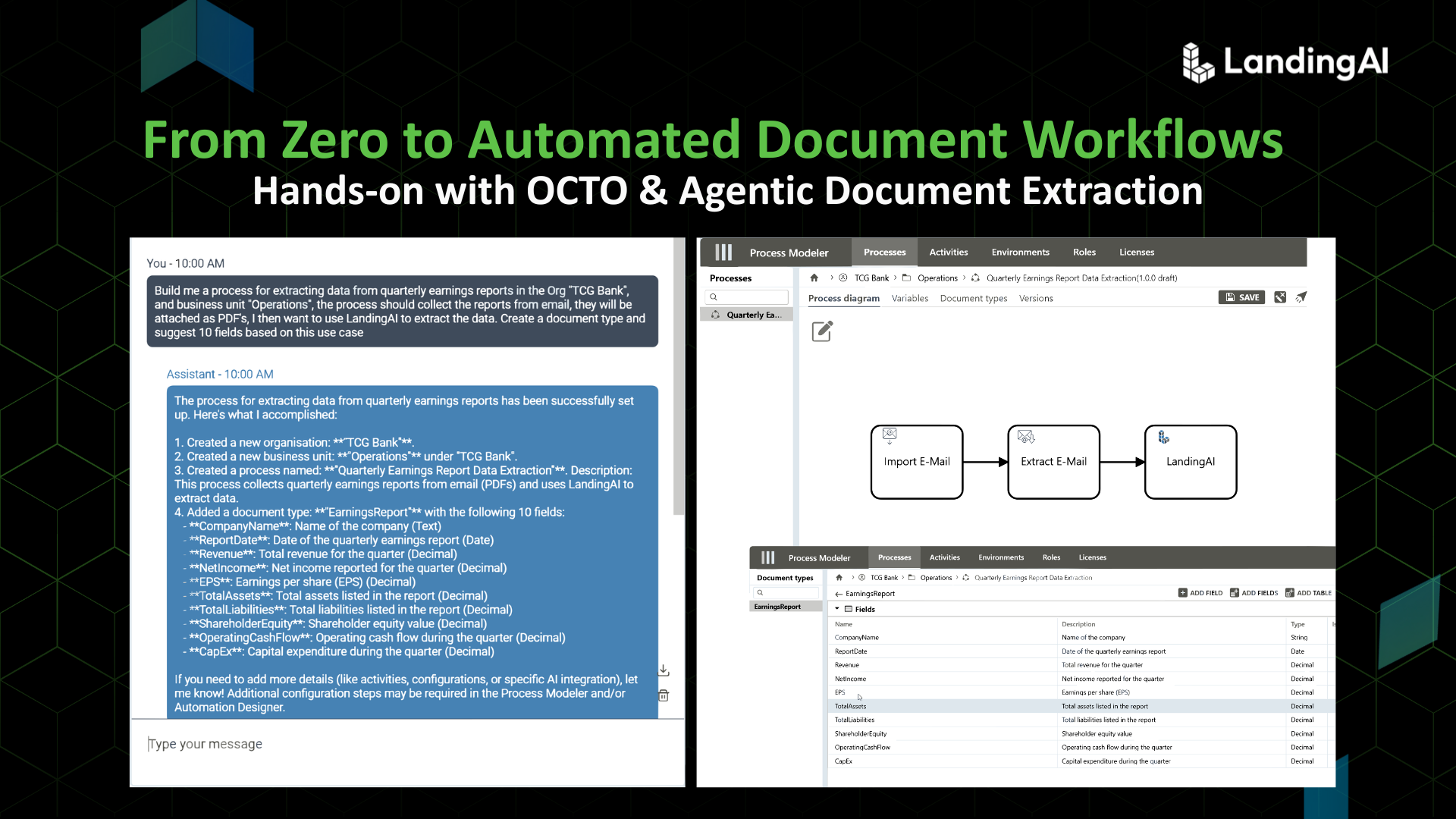 From Zero to Automated Document Workflows: Hands-on with OCTO & Agentic Document Extraction